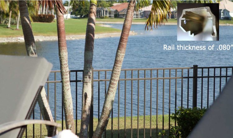 aluminum fencing panels