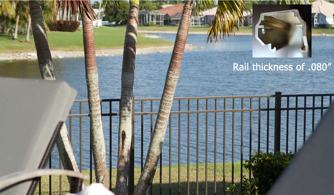 aluminum fencing panels