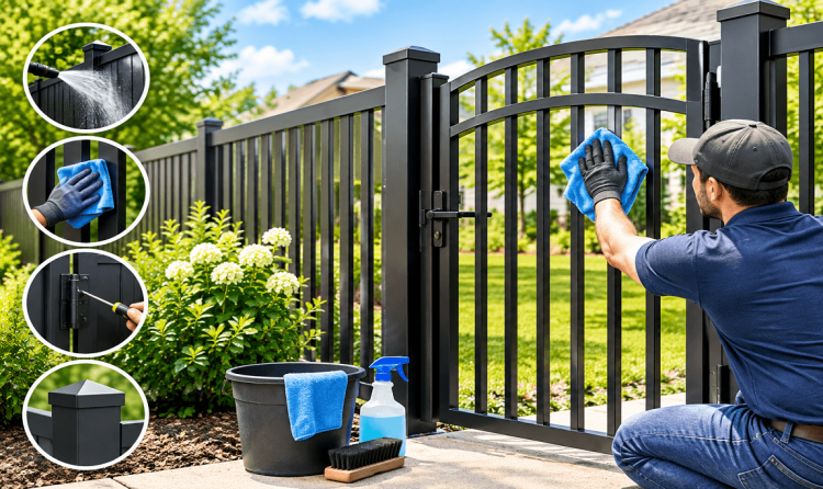 How Do You Maintain an Aluminum Fence and Gate